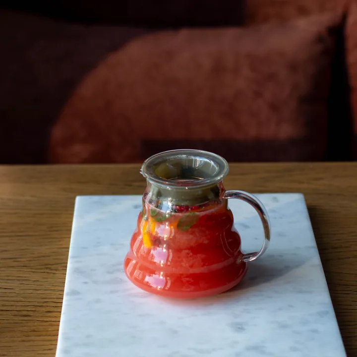 Клюквенно-апельсиновый чай в Coffe Club