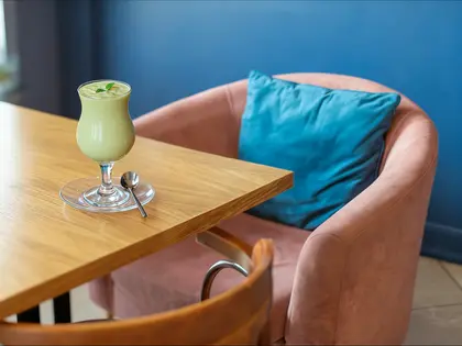 Банановый рай в интерьере Coffe Club