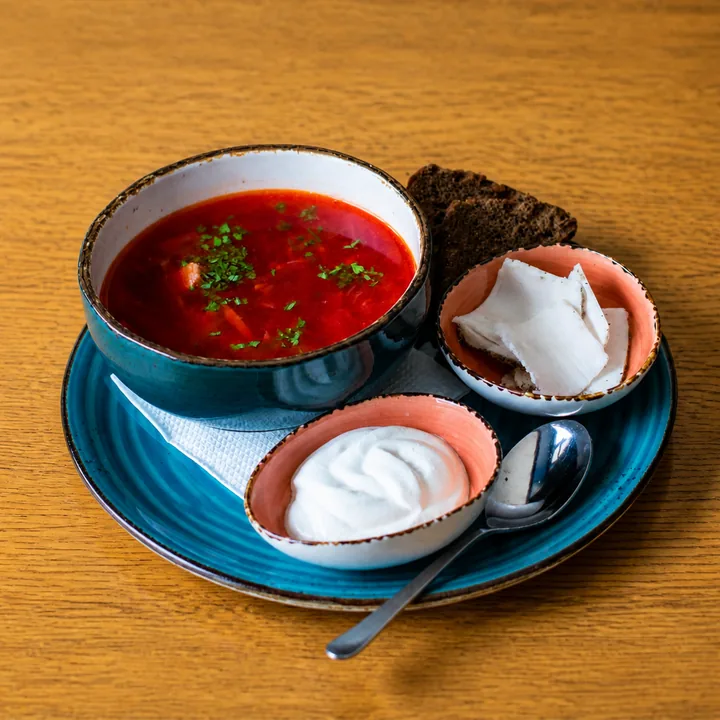 Борщ в Coffe Club - фото позиции меню кафе