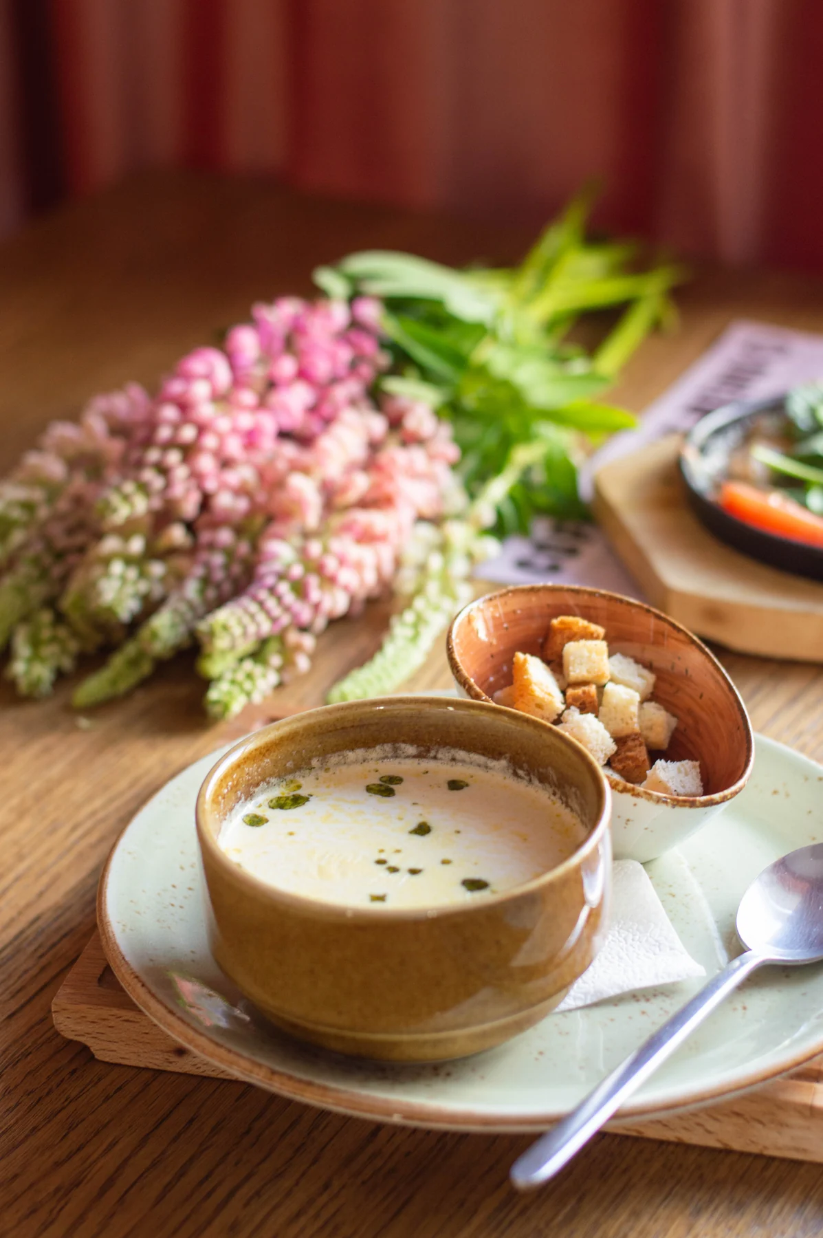 Финский суп с лососем в Coffe Club - фото позиции меню кафе