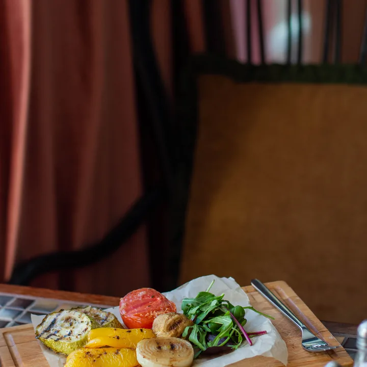 Овощи на гриле в Coffe Club